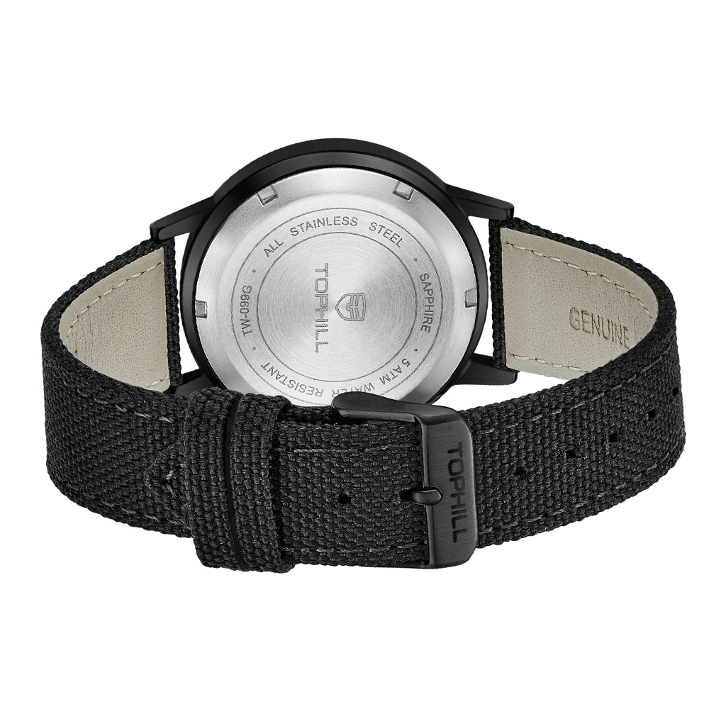 2025 New TOPHILL TW099G 40mm B - مراجعة Canvas Strap Watch وسعره