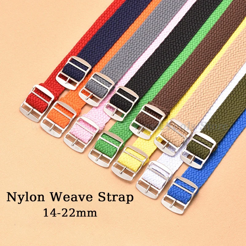 Nylon Weave Watch Strap for Pe - مراجعة Perlon Strap Woven وسعره