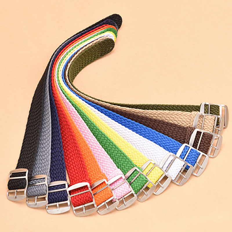 Nylon Weave Watch Strap for Pe - مراجعة Perlon Strap Woven وسعره