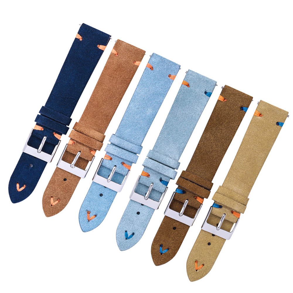 Suede Watch Straps 18mm 20mm H - مراجعة Suede Strap Watch وسعره