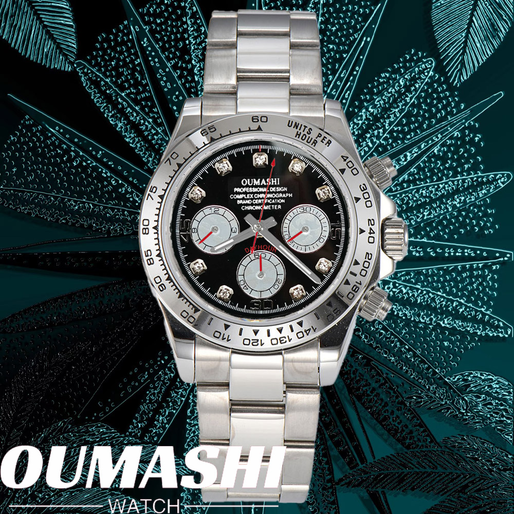 Luxury VK63 WATCH 39.3mm quart - مراجعة Stainless Bracelet Diver وسعره