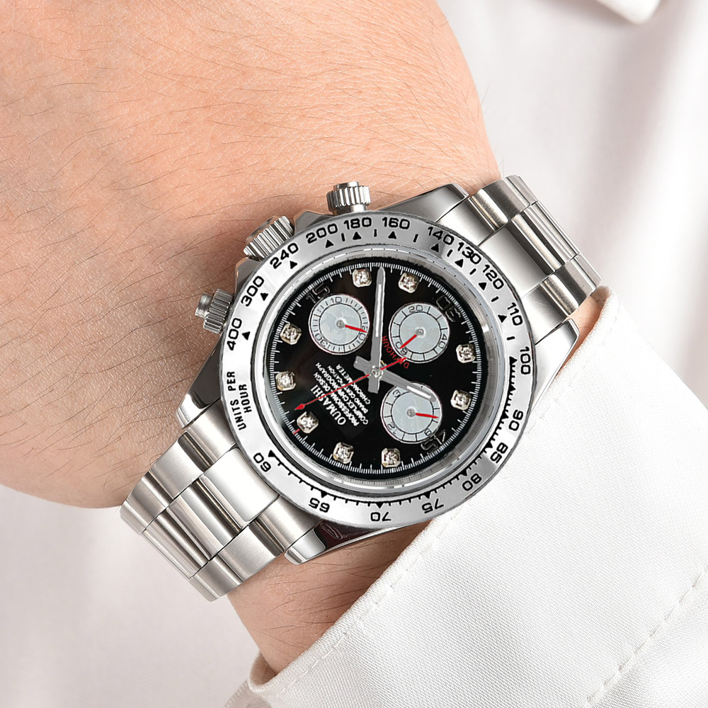 Luxury VK63 WATCH 39.3mm quart - مراجعة Stainless Bracelet Diver وسعره