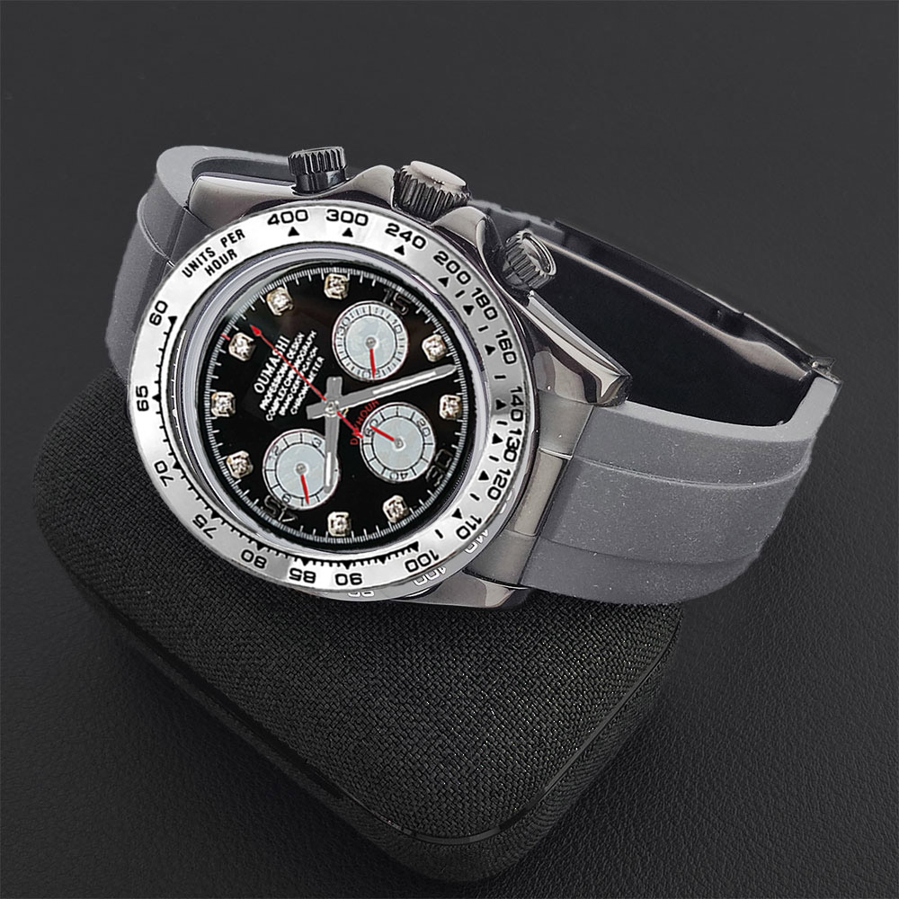 Luxury VK63 WATCH 39.3mm quart - مراجعة Stainless Bracelet Diver وسعره