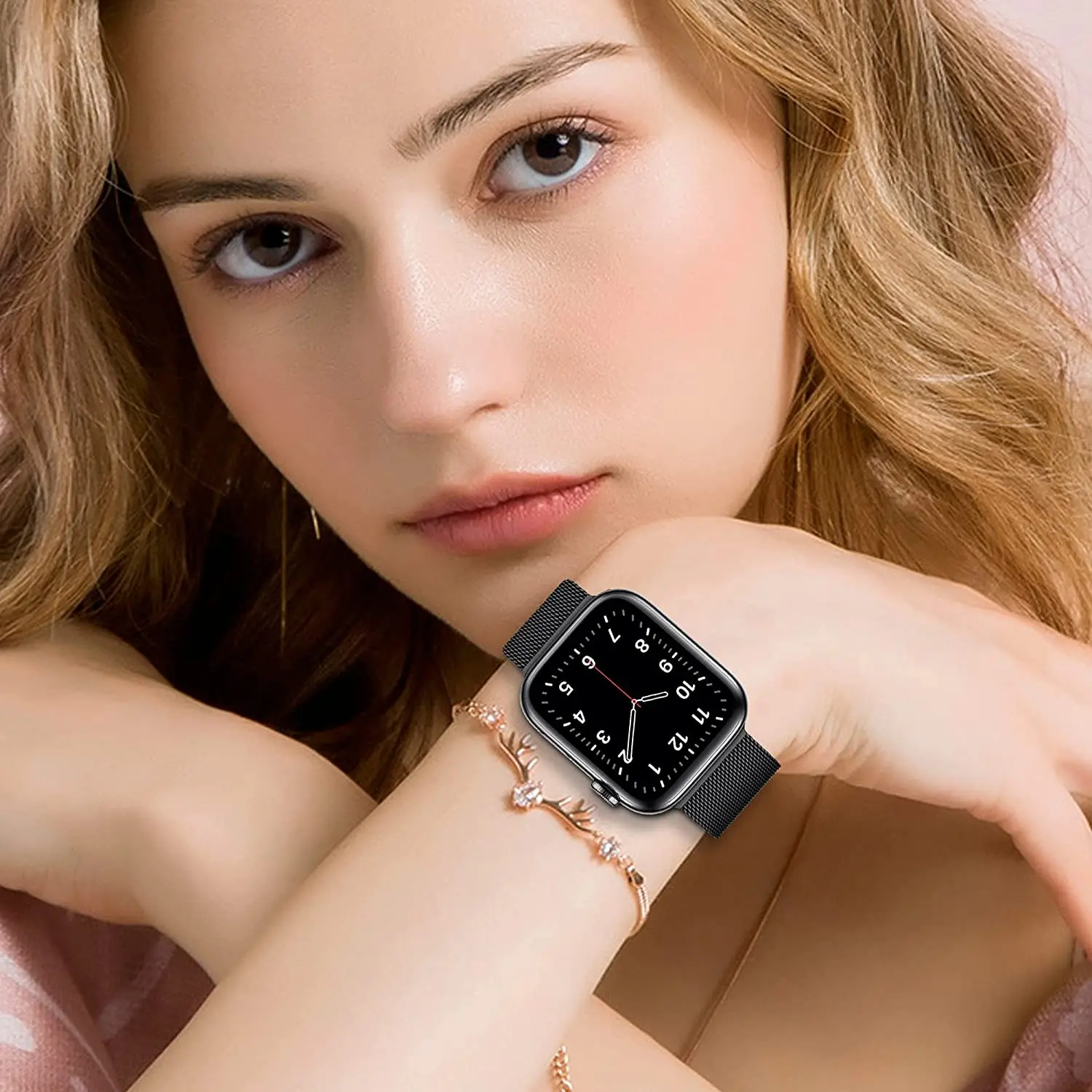 Milanese Loop Band for Apple w - مراجعة Milanese Loop Magnetic وسعره