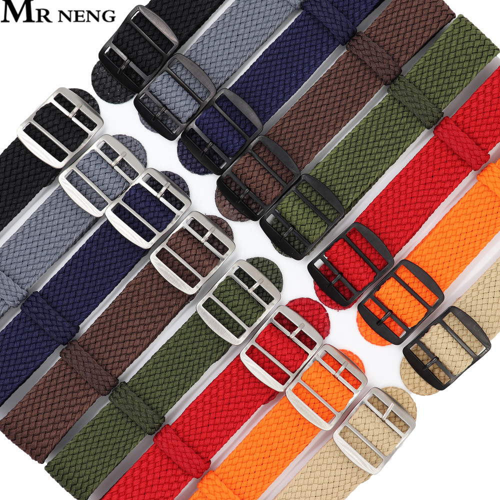 Watchband 18 20 22mm For Perlo - مراجعة Perlon Strap Woven وسعره