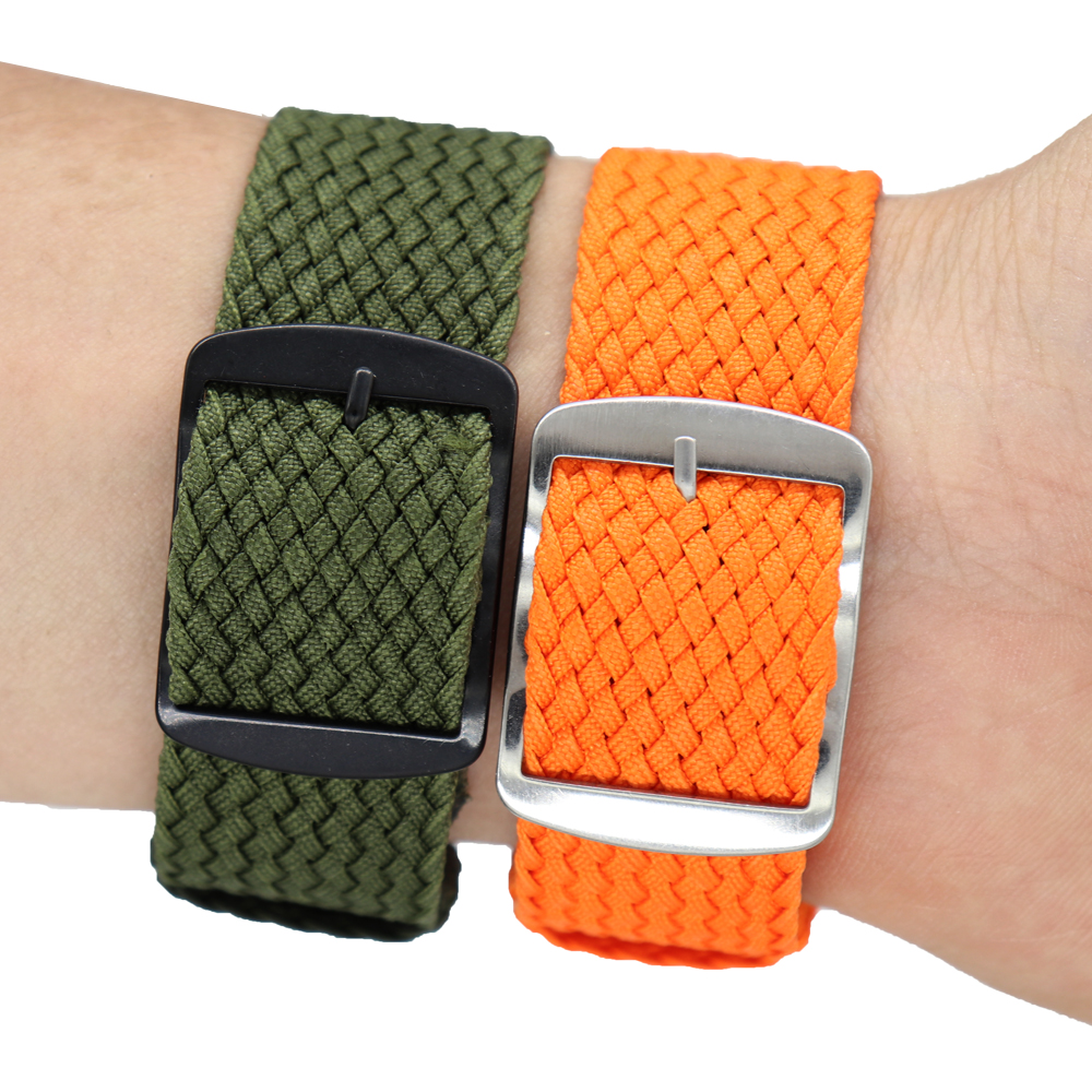 Watchband 18 20 22mm For Perlo - مراجعة Perlon Strap Woven وسعره
