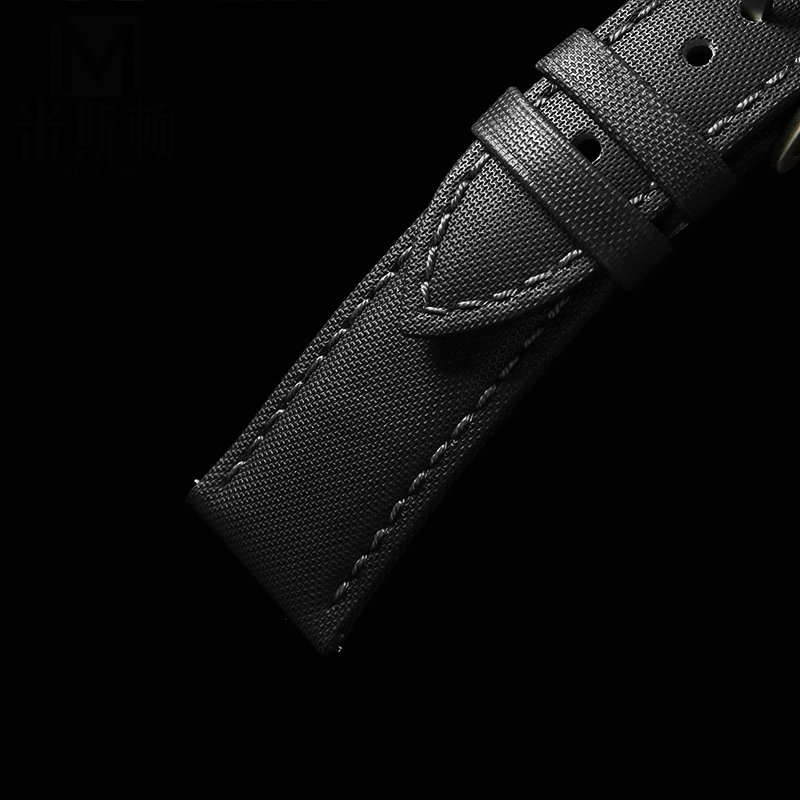Canvas leather bottom watchban - مراجعة Leather Strap Quick Release وسعره