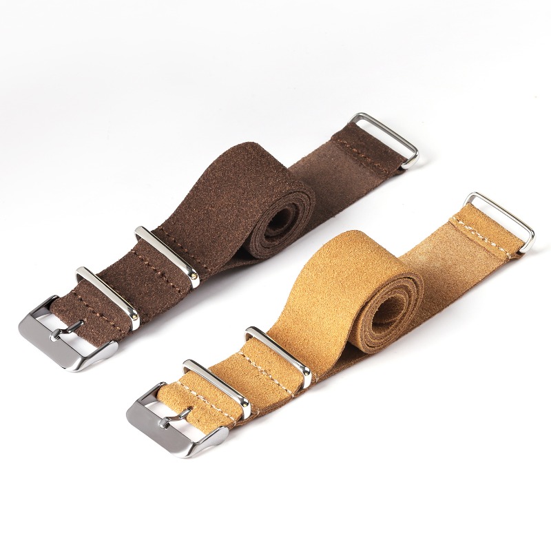 20mm 22mm Universal Military R - مراجعة Suede Strap Watch وسعره