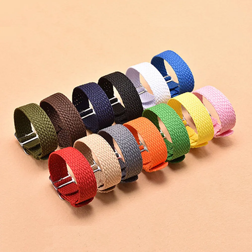 Nylon Strap 14mm 16mm 18mm 20m - مراجعة Perlon Strap Woven وسعره