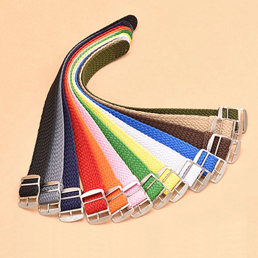 Nylon Strap 14mm 16mm 18mm 20m - مراجعة Perlon Strap Woven وسعره