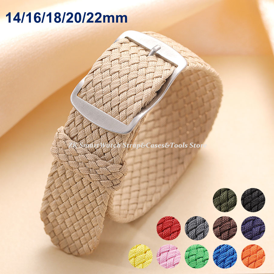 14mm 16mm 18mm 20mm 22mm Perlo - مراجعة Perlon Strap Woven وسعره