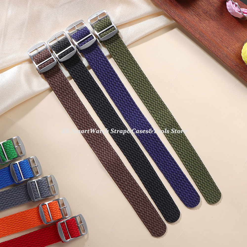 14mm 16mm 18mm 20mm 22mm Perlo - مراجعة Perlon Strap Woven وسعره
