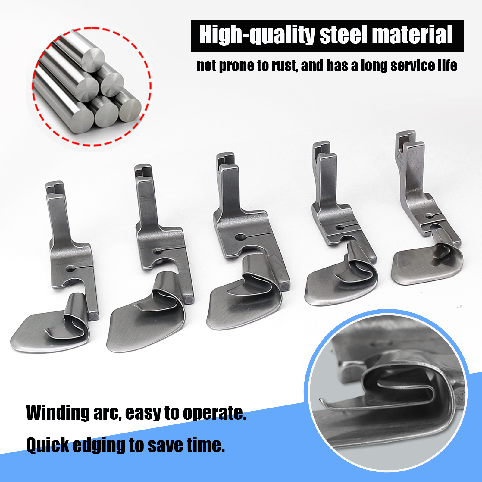 Curved Scroll Hemmer Foot 3.2- - مراجعة Curved Spring Bar وسعره