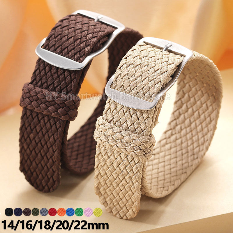 14mm 16mm 18mm 20mm 22mm Woven - مراجعة Perlon Strap Woven وسعره