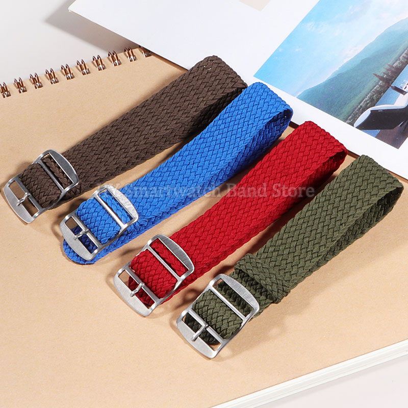 14mm 16mm 18mm 20mm 22mm Woven - مراجعة Perlon Strap Woven وسعره