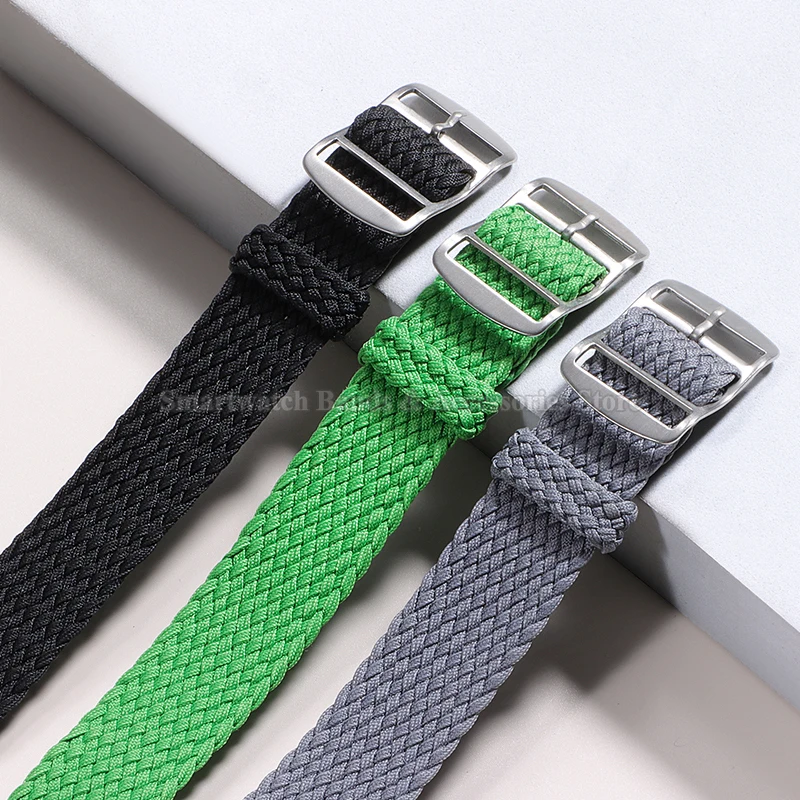 14mm 16mm 18mm 20mm 22mm Woven - مراجعة Perlon Strap Woven وسعره