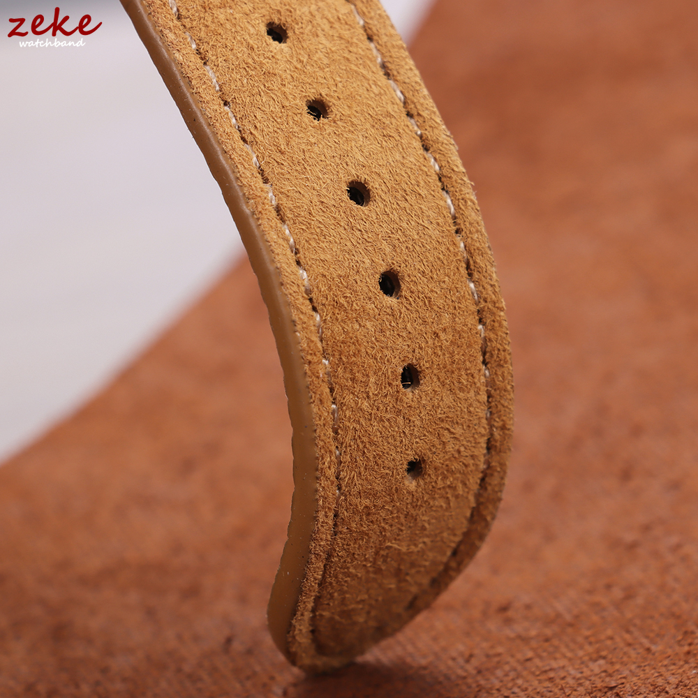20mm Vintage Suede Cowhide Wat - مراجعة Leather Strap Quick Release وسعره