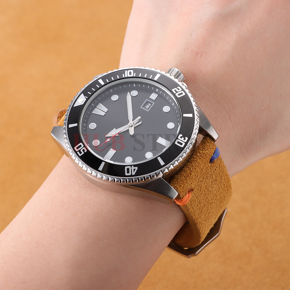18mm 20mm 22mm Suede Leather S - مراجعة Suede Strap Watch وسعره