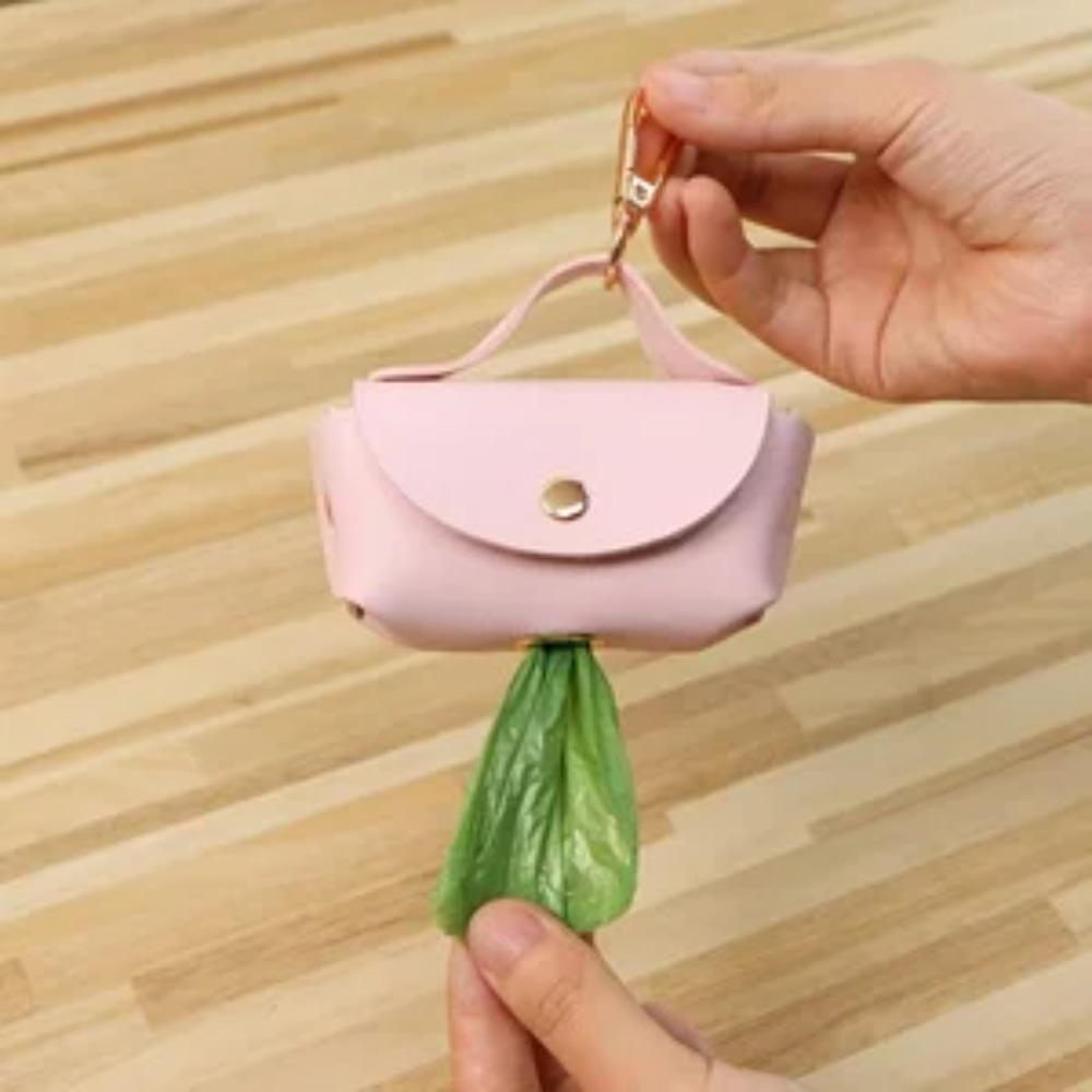 Elegant Leather Dog Poop Bag C - مراجعة Leather Strap Quick Release وسعره