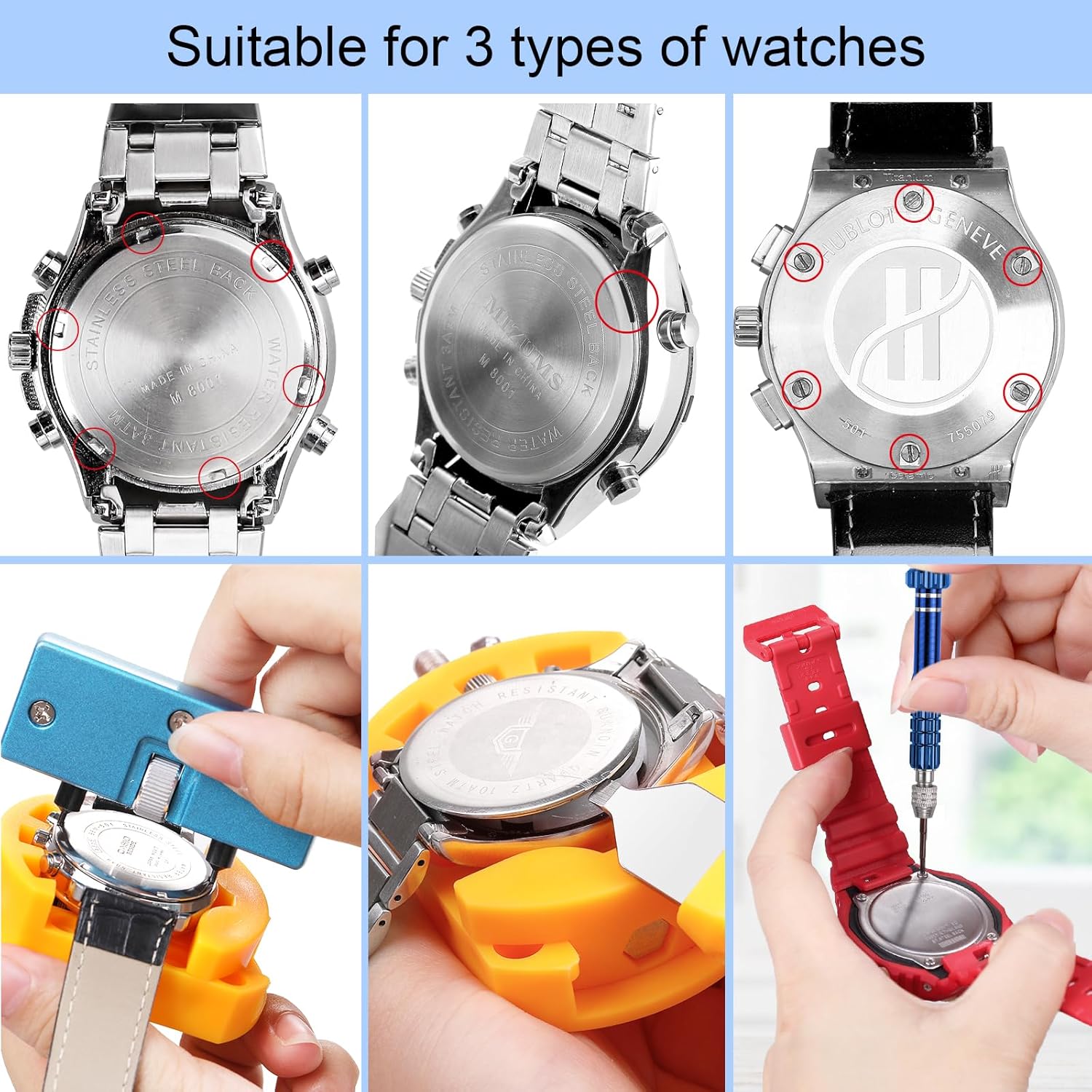 32 pcs Watch Battery Replaceme - مراجعة Spring Bar Tool Set وسعره