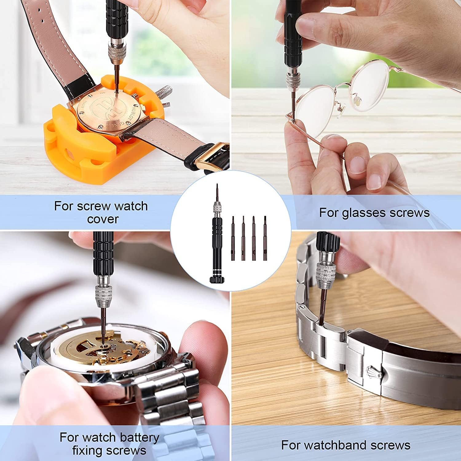32 pcs Watch Battery Replaceme - مراجعة Spring Bar Tool Set وسعره