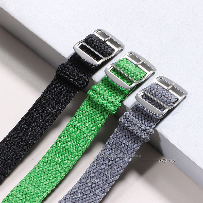 16mm 18mm 20mm 22mm Nylon Canv - مراجعة Perlon Strap Woven وسعره