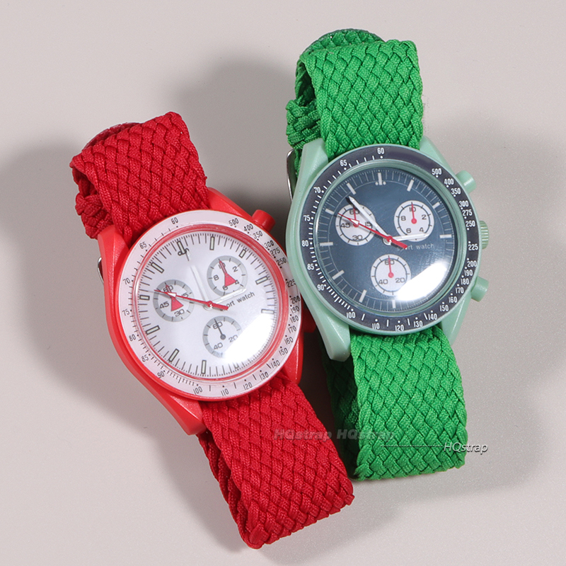 16mm 18mm 20mm 22mm Nylon Canv - مراجعة Perlon Strap Woven وسعره