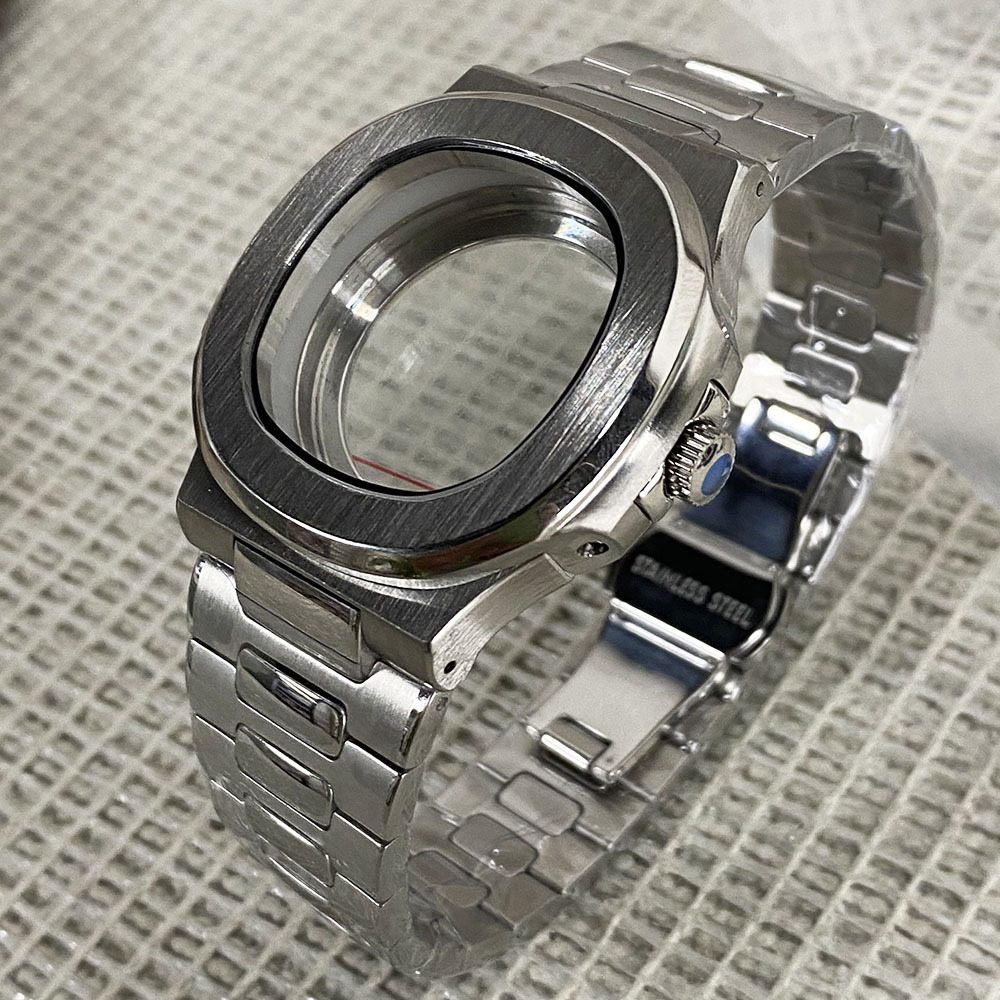 40mm Nautilus Watch Case Mod K - مراجعة Butterfly Clasp Deployant وسعره