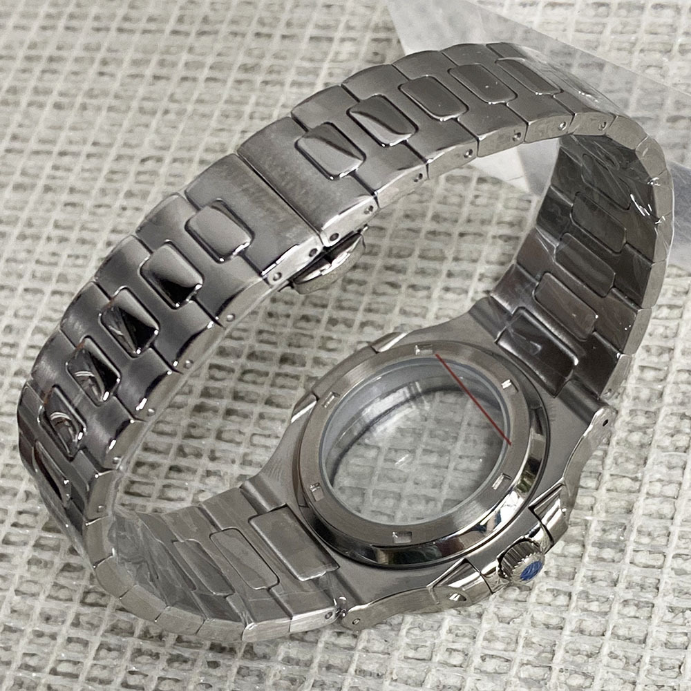 40mm Nautilus Watch Case Mod K - مراجعة Butterfly Clasp Deployant وسعره