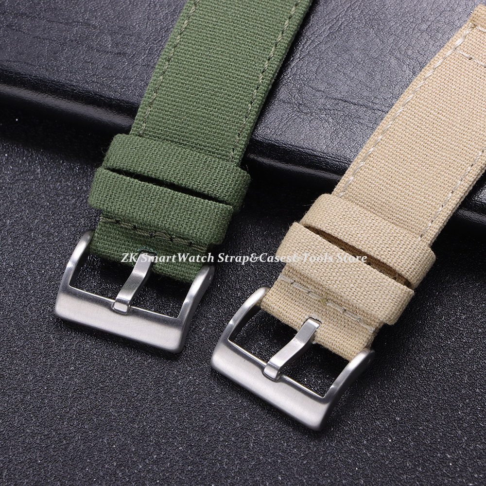 Nylon Watch Strap 20mm 22mm fo - مراجعة Canvas Strap Watch وسعره