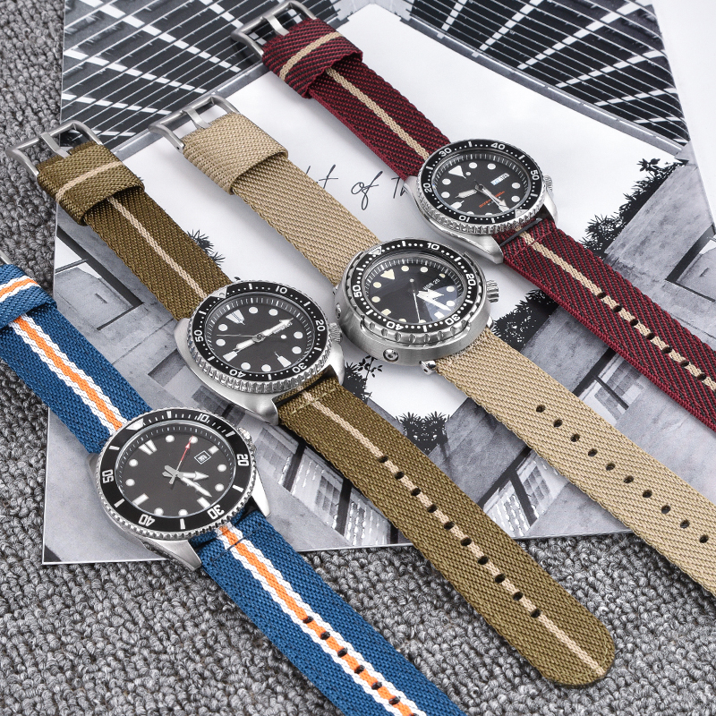 Woven Nylon Strap 18mm 20mm 22 - مراجعة Nato Strap Nylon وسعره
