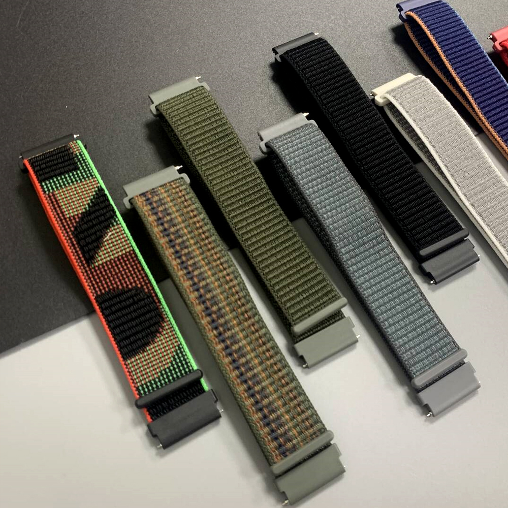 2Pcs 22mm Nylon Sport Strap Fo - مراجعة Sport Loop Velcro وسعره