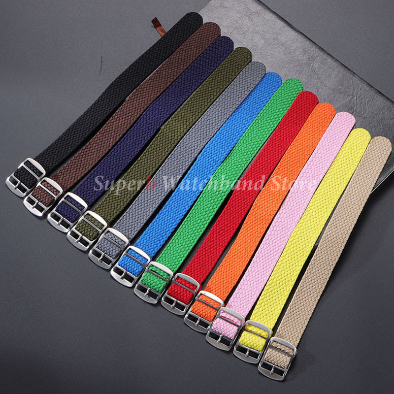 Nylon Woven Canvas Watch Band  - مراجعة Perlon Strap Woven وسعره