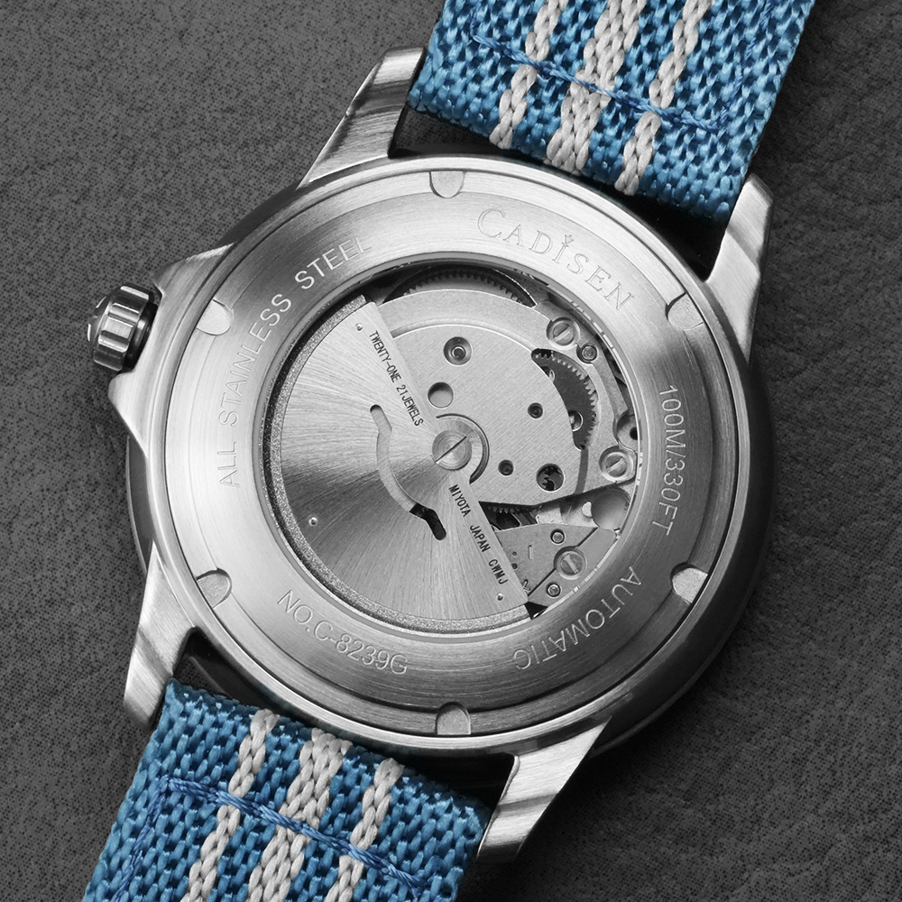 CADISEN Deep Explorer MIYOTA 8 - مراجعة Canvas Strap Watch وسعره