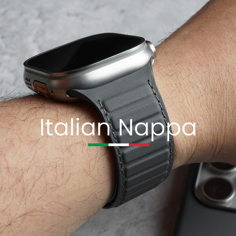 Magnetic Nappa Genuine Strap f - مراجعة Suede Strap Watch وسعره