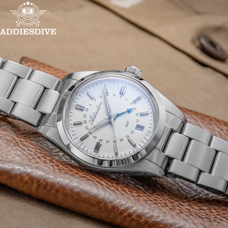 ADDIESDIVE Hot Brand 36mm Luxu - مراجعة Stainless Bracelet Diver وسعره