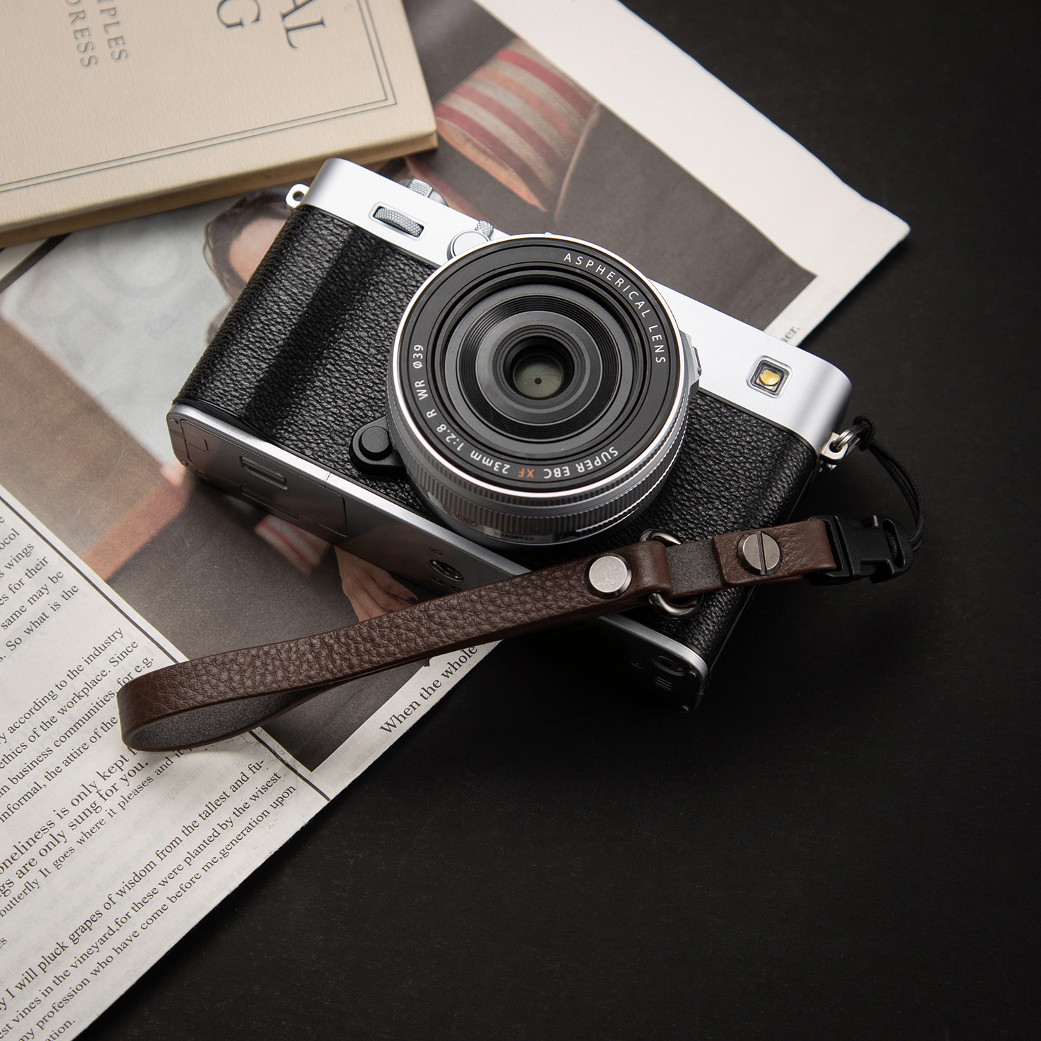 Adjustable Handmade Cowhide Le - مراجعة Leather Strap Quick Release وسعره