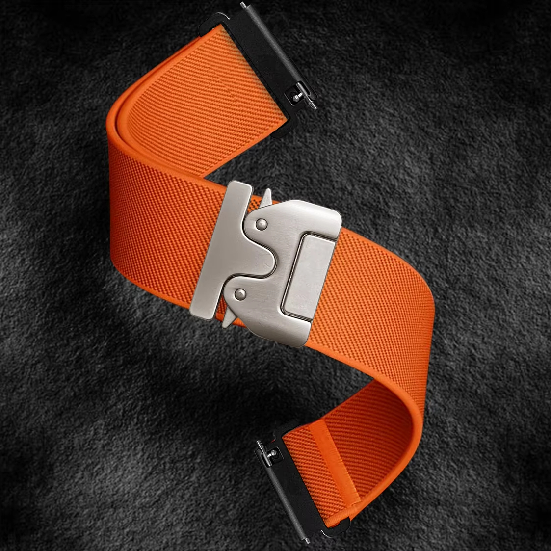 20mm 22mm band For Amazfit bip - مراجعة Parachute Strap Elastic وسعره
