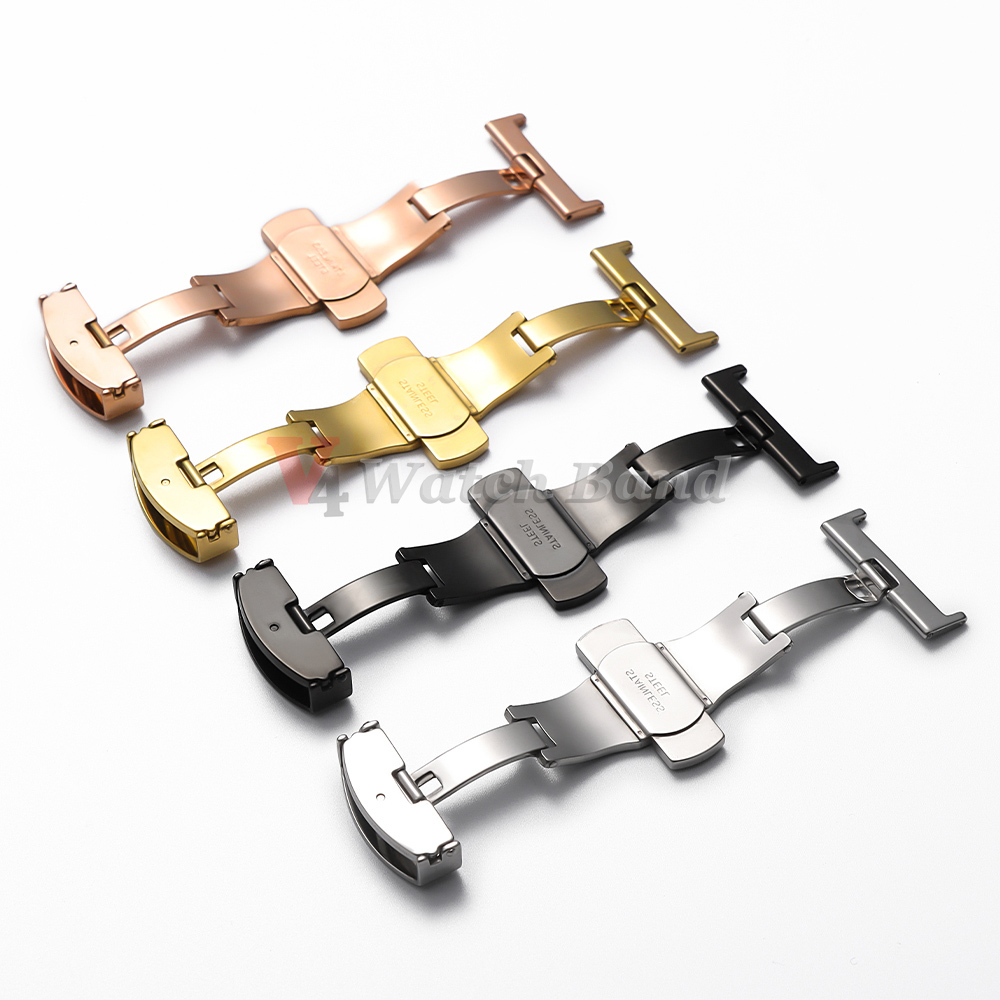 Stainless Steel Clasp Strap fo - مراجعة Butterfly Clasp Deployant وسعره