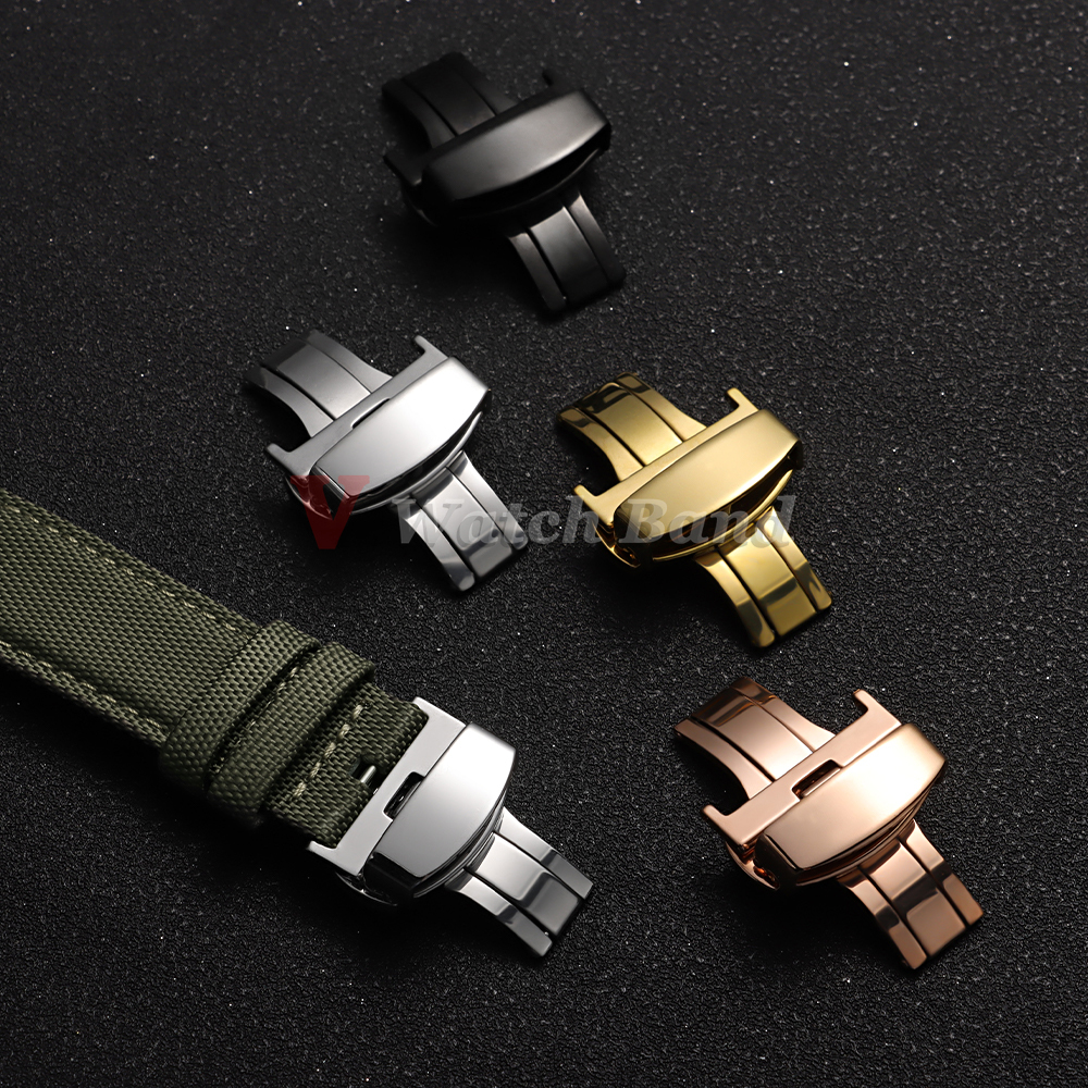 Stainless Steel Clasp Strap fo - مراجعة Butterfly Clasp Deployant وسعره