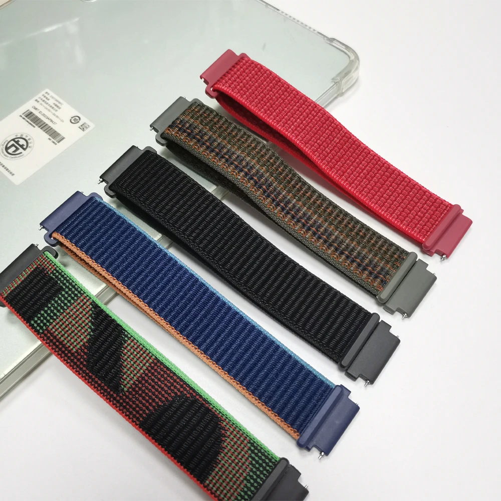 Nylon Breathable Loop Watchban - مراجعة Sport Loop Velcro وسعره
