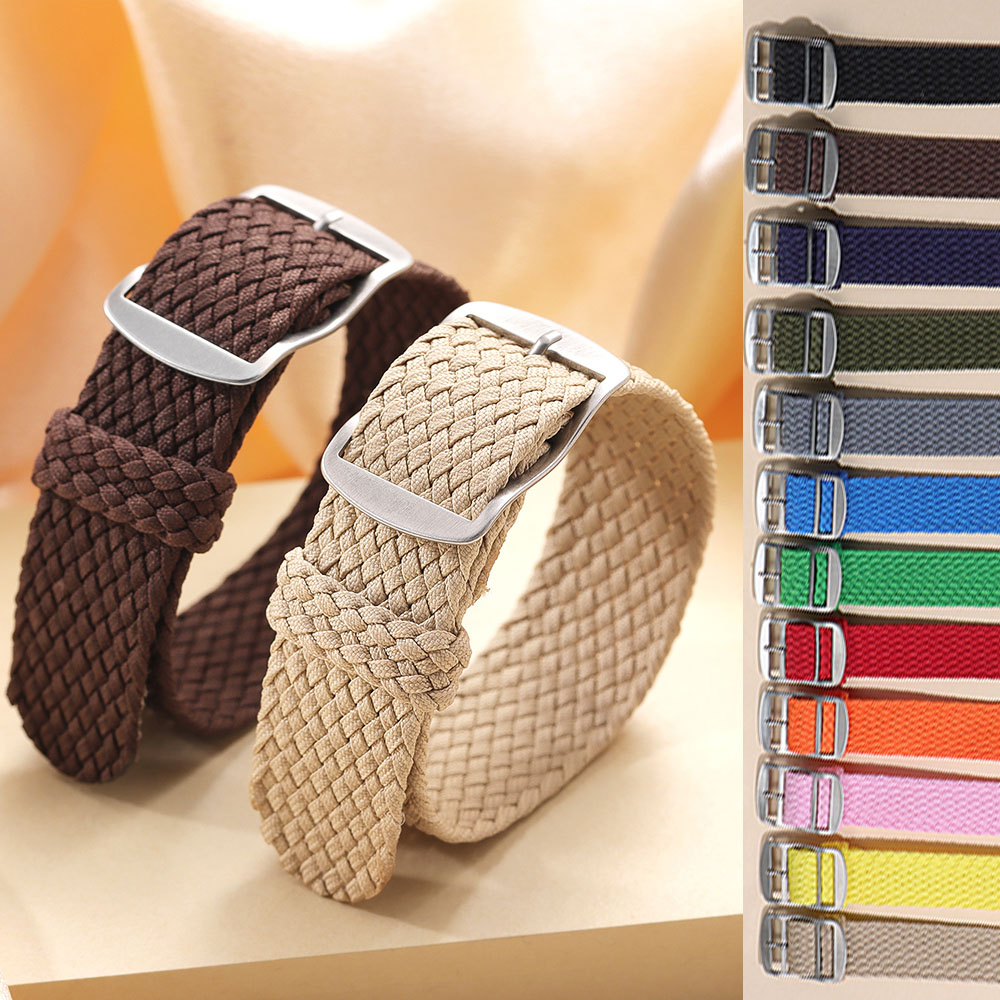 Nylon Woven Canvas Watch Band  - مراجعة Perlon Strap Woven وسعره