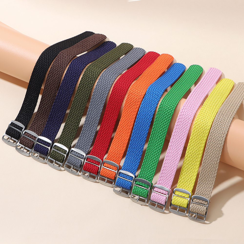 Nylon Woven Canvas Watch Band  - مراجعة Perlon Strap Woven وسعره