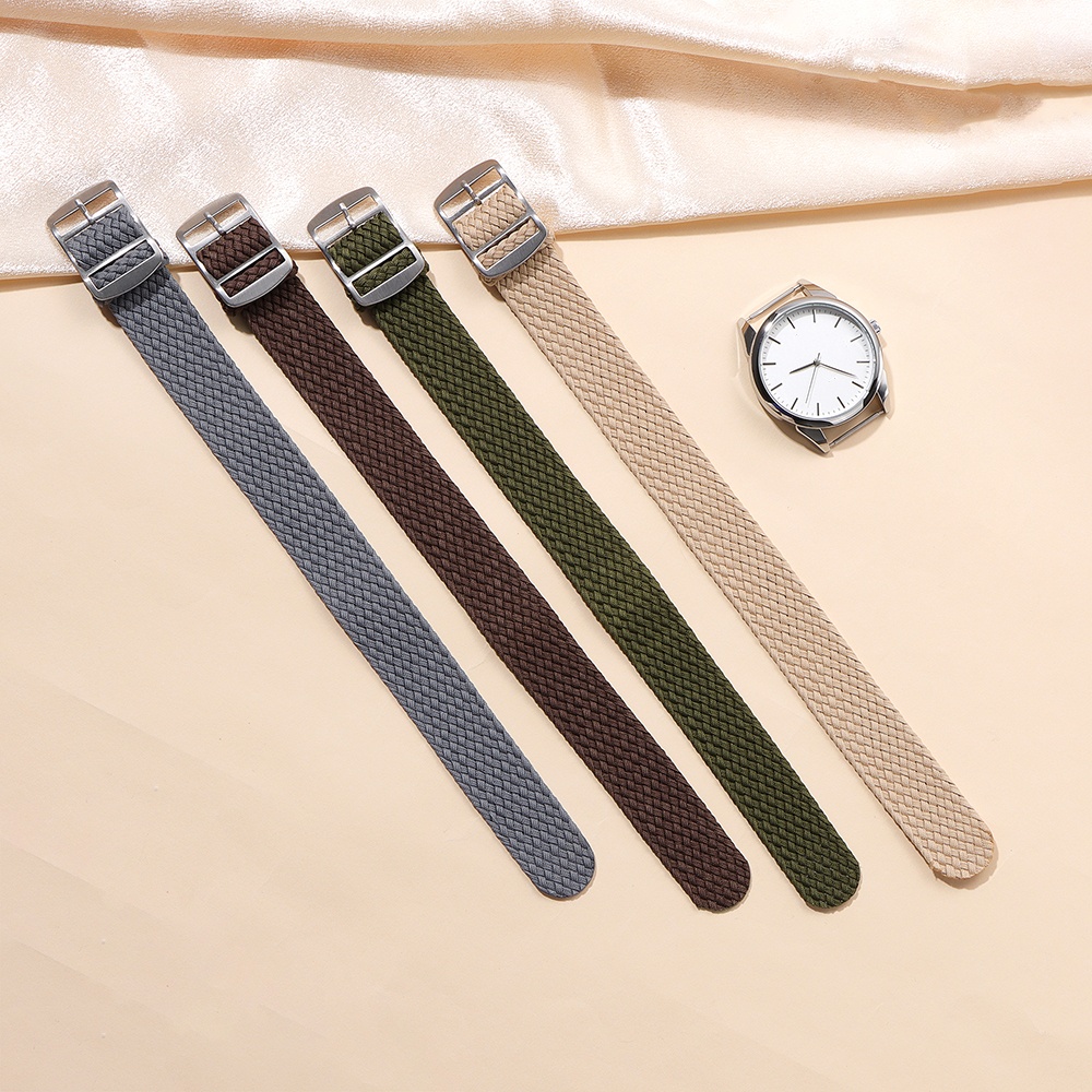Nylon Woven Canvas Watch Band  - مراجعة Perlon Strap Woven وسعره
