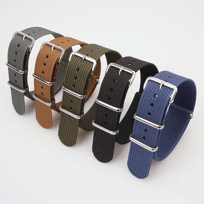 Ribbed Nylon Strap For Seiko M - مراجعة Nato Strap Nylon وسعره