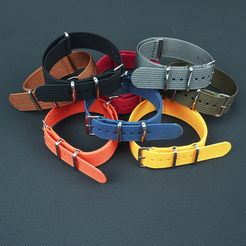 Ribbed Nylon Strap For Seiko M - مراجعة Nato Strap Nylon وسعره