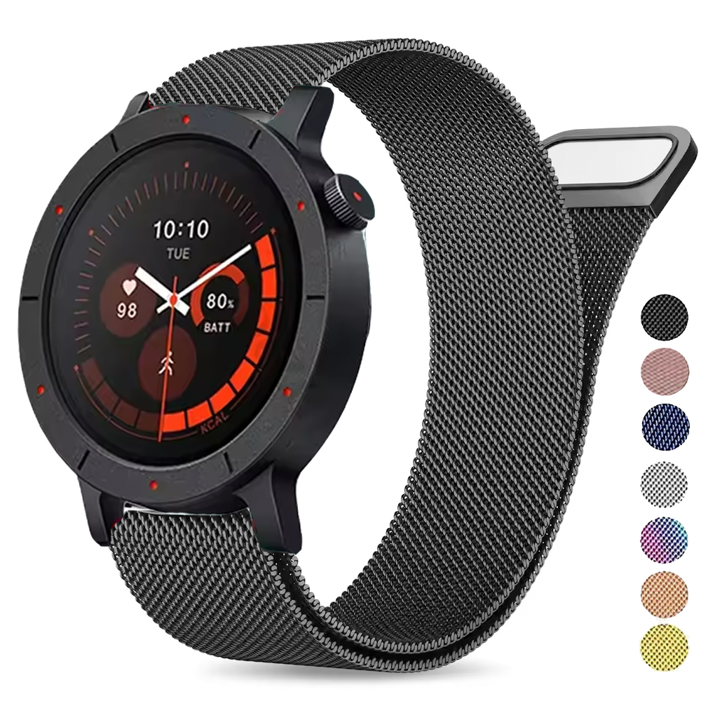 20/22mm Metal Milanese Loop Ba - مراجعة Milanese Loop Magnetic وسعره