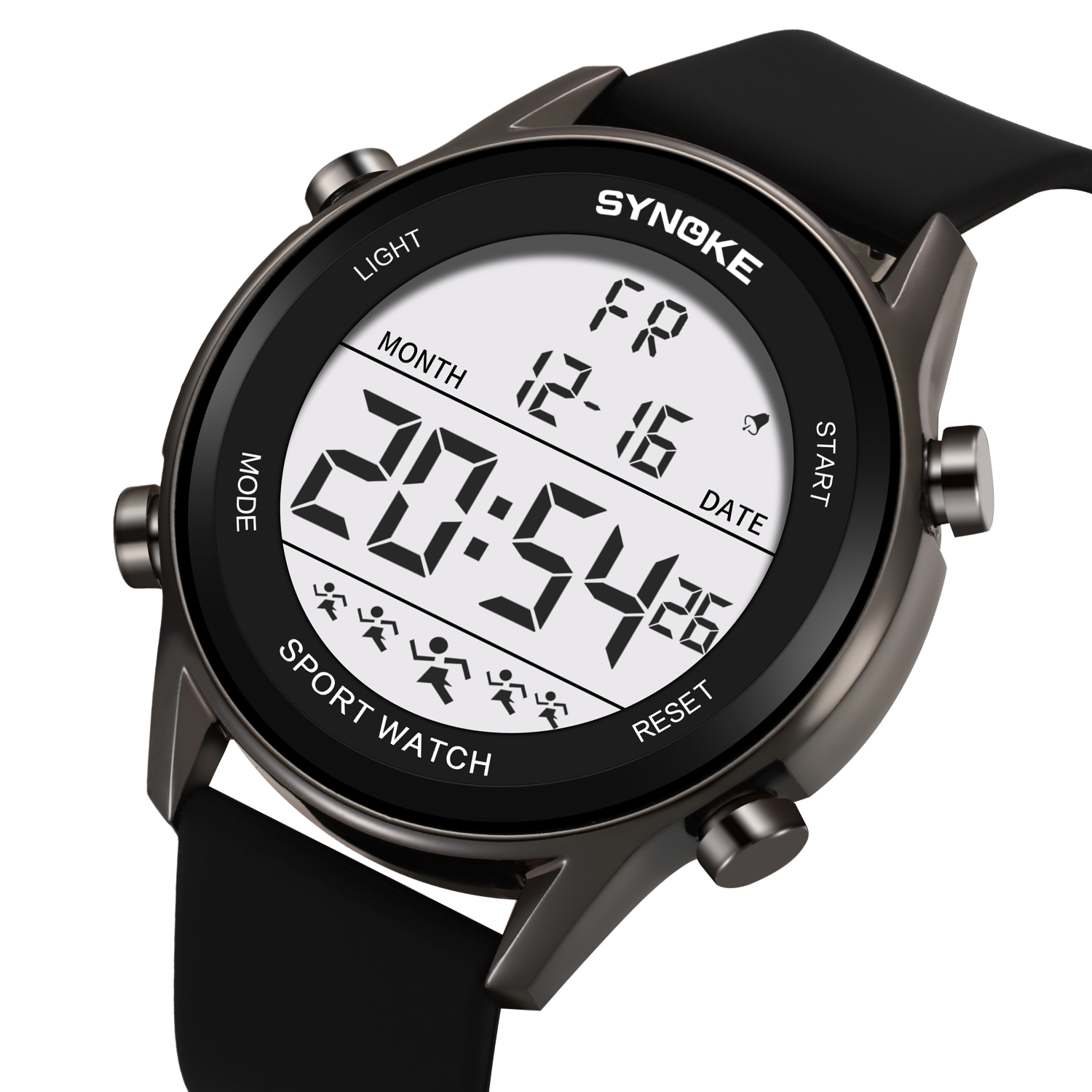 Digital Watches For Men Waterp - مراجعة Rubber Strap Diver وسعره