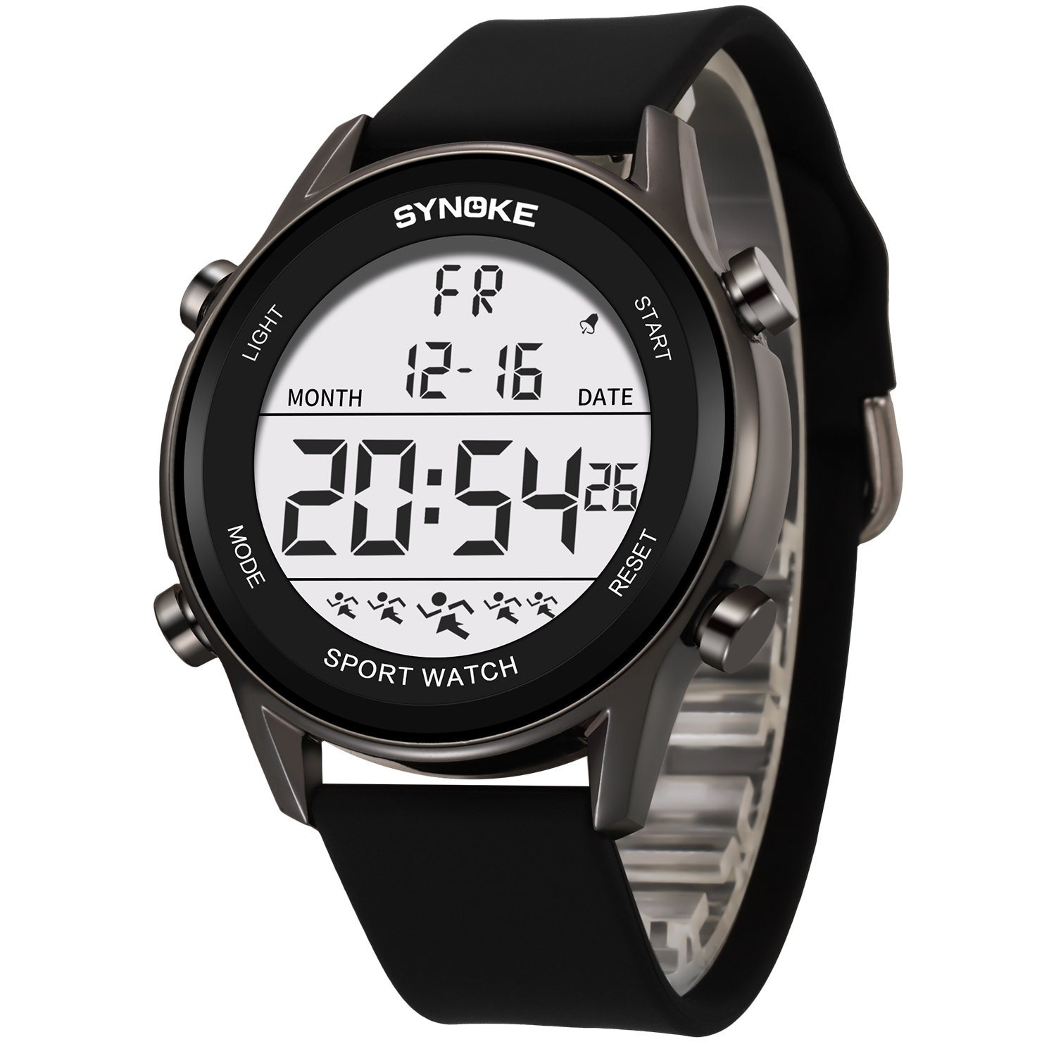 Digital Watches For Men Waterp - مراجعة Rubber Strap Diver وسعره