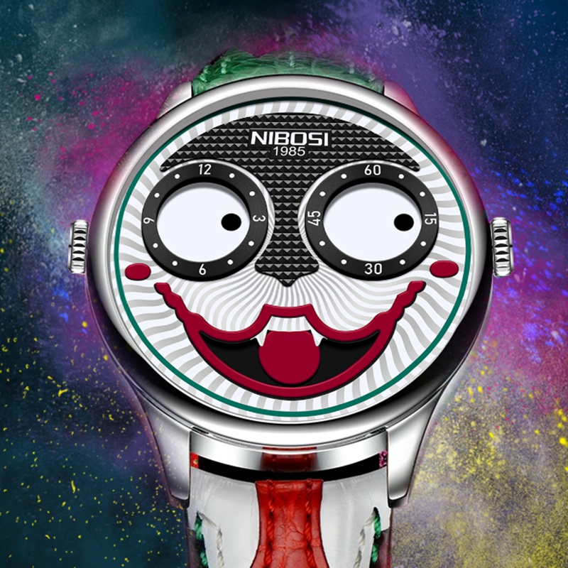 Cool Joker Watch Men Classic M - مراجعة Leather Watch Band Men وسعره